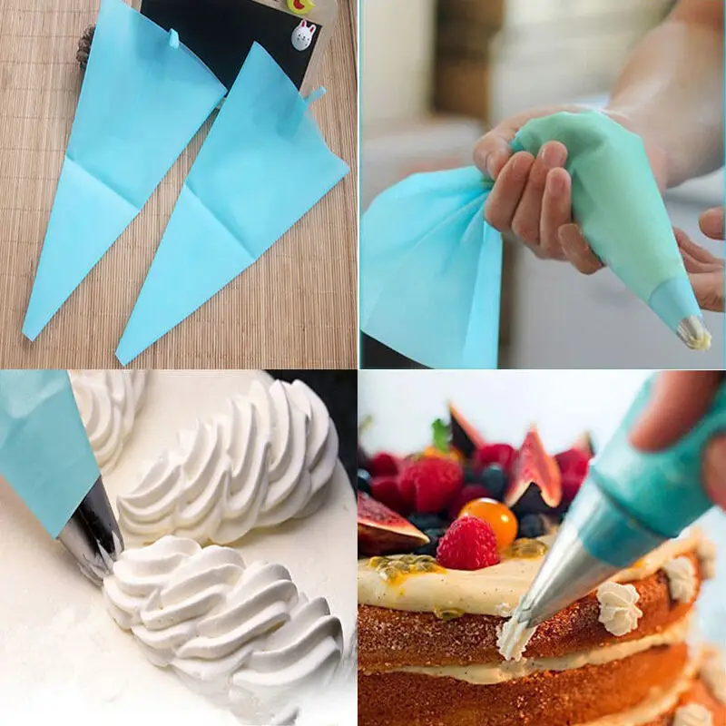 Многоразовые одноразовые кремовые кондитерские изделия для глазировка торта украшения сумки для инструментов сопло крем многоразовый кондитерский мешок инструменты для украшения торта