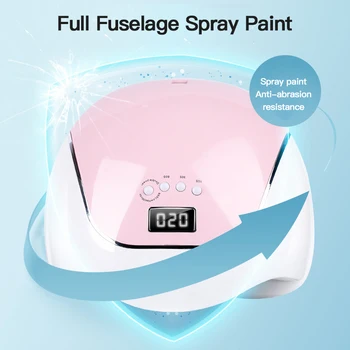 

120W LED Nail Lamp Nail Dryer Dual For Curing UV Gel Nail Polish With Motion Sensing Manicure Salon Tool Manicure Tools