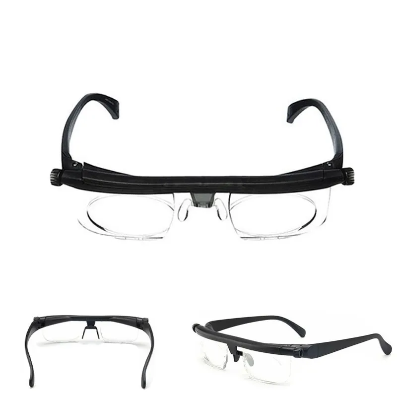 Occhiali da lettura con quadrante occhiali da vista con lenti regolabili  per miopia da-6D a + 3D occhiali a distanza variabile con messa a fuoco in  PVC - AliExpress Apparel Accessories