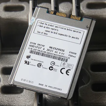 

NEW 1.8" 250GB Micro Sata mSATA MK2529GSG Hard Disk drive For HP 2540P 2740P IBM X300 X301 T400S HDD REPLACE MK1629GSG MK1229GSG