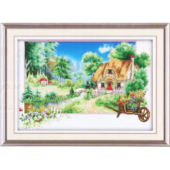 

9074 picture with rhinestones 'фазенда', 86*60 cm