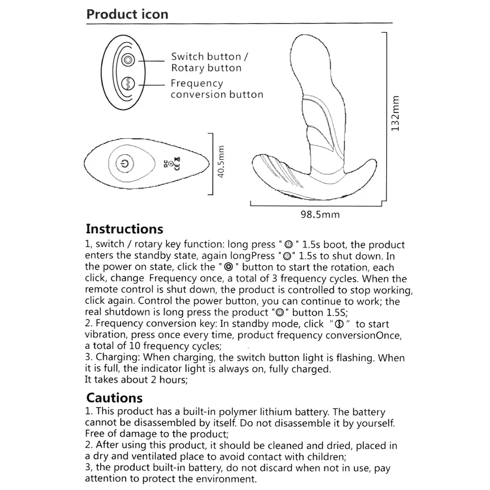 Massaggiatore vibrante prostata butt plug plug anale vibratore rotazione a 360 gradi stimolazione del punto G giocattolo del sesso Fo_voghion.com