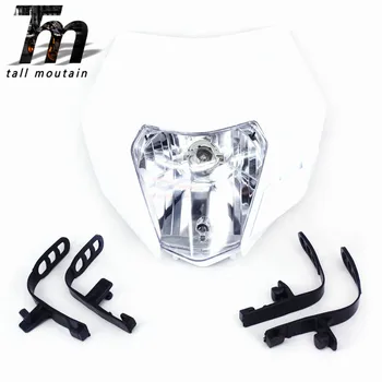 

Motorcycle 2016 Universal Headlight Headlamp For KTM SXF EXC XCF SMR 150 200 250 350 450 Enduro Supermoto Dirt Bike Motocross
