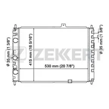 Радиатор охл. дв. Opel Ascona C 81- Kadett D 81 ZEKKERT mk-1257