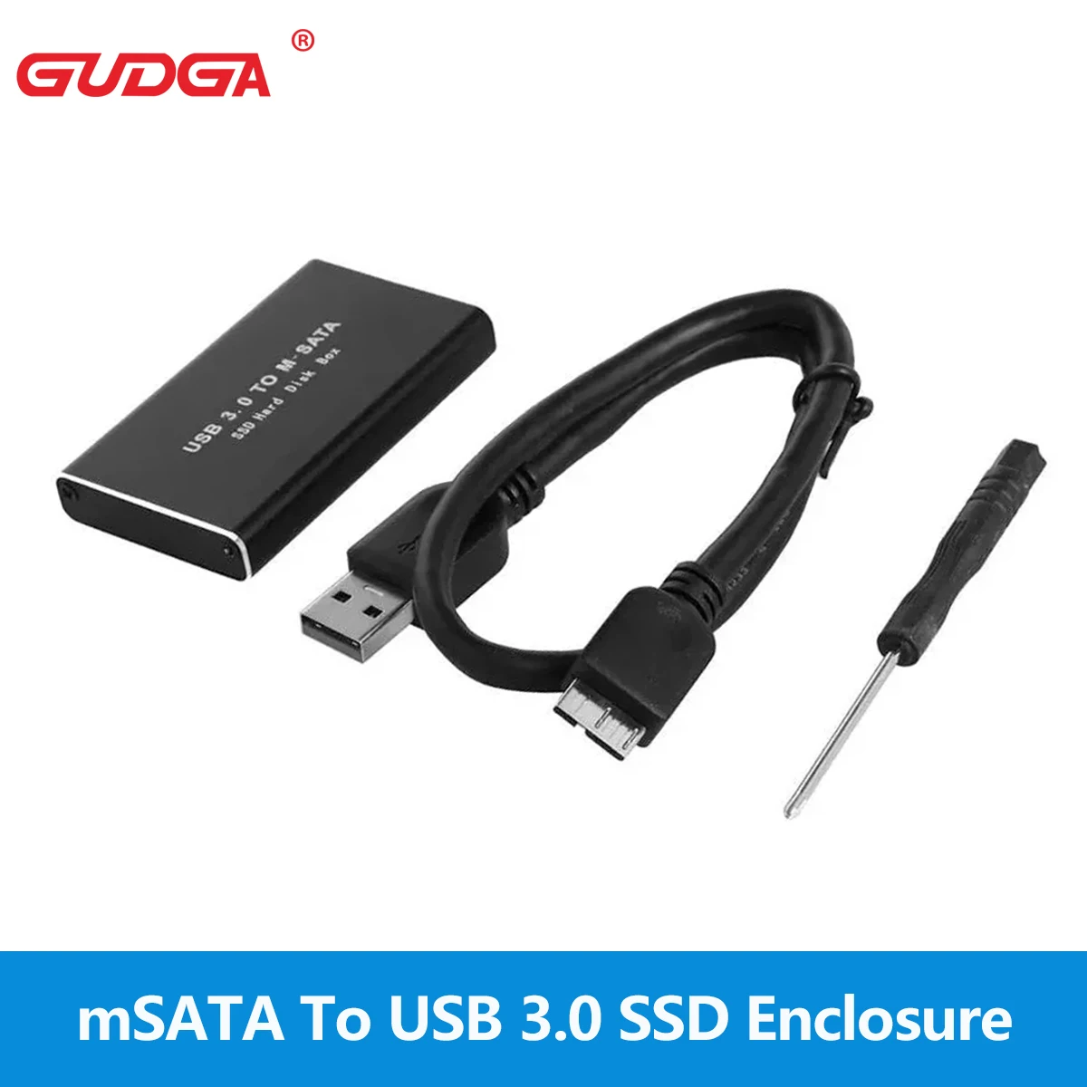 Корпус mSATA на USB 3 0 для внешнего жесткого диска 30*50 мм | Компьютеры и офис