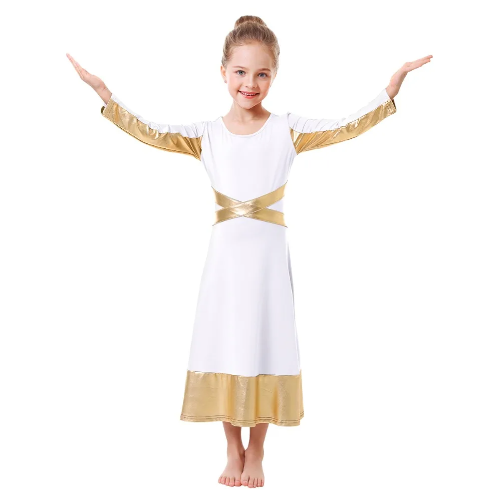 Платье для литургического танца; элегантные церковные платья для женщин и взрослых девочек; детское Плиссированное балетное платье; платье для хвалебного танца