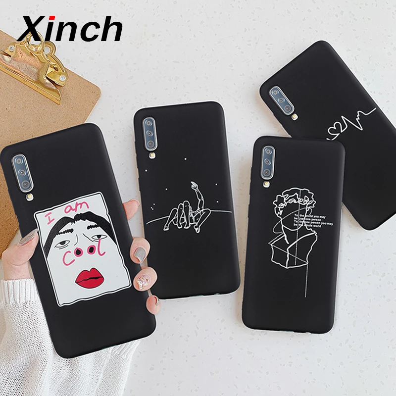 Крутой чехол Xinch с рисунком для samsung Galaxy A70 A50 A40 A30 M20 M10 задняя крышка iphone 11 Pro Max