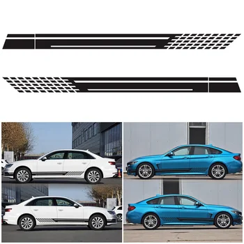 

Car DIY Stripe Plaid Sticker Racing Line Car Auto Vinyl Film Body Sticker Universal Style