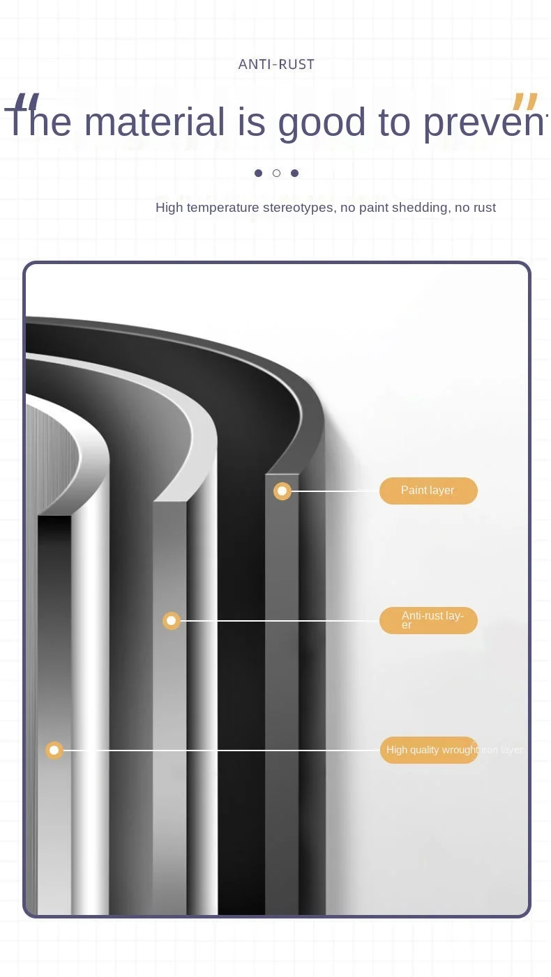 Folding Storage Rack No Installation Bathroom Kitchen Shelf Toilet Storage Shelf 3-Layer