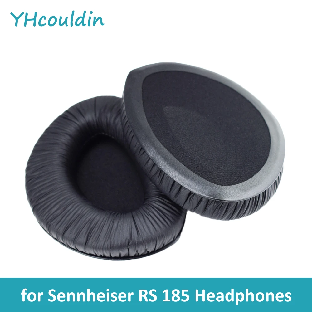 YHcouldin Ear Cushions Fit for Sennheiser RS 185 Wireless Bluetooth Headset Leatherette Ear Pads Headphones Replacement Cover