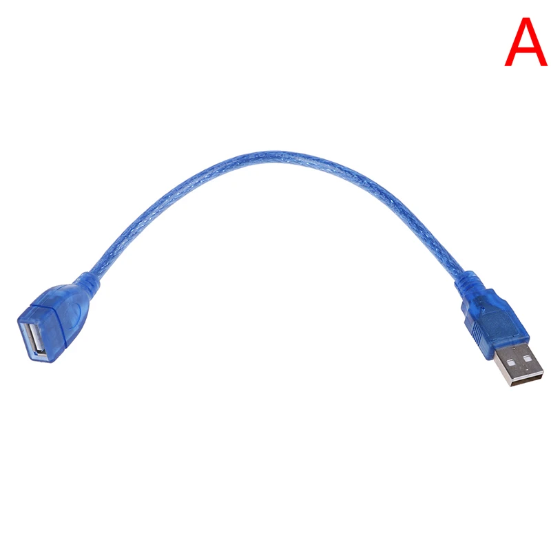 Кабель 0,3 м, 1,5 м, 3 м, 5 м, 10 м прозрачный синий usb-накопитель 2,0 удлинитель