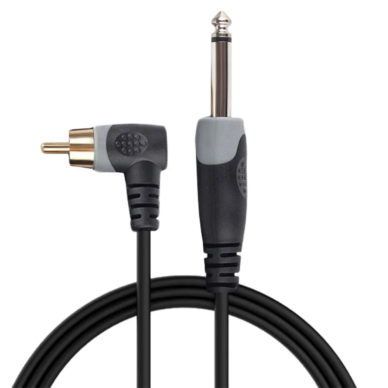 

2M Premium Tattoo Machine Hook Line Clip Cord Power Supply for Straight RCA Interface Insert RCA DC Cord Foot Pedal Connection