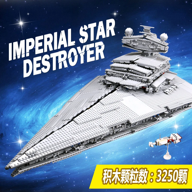 

05027 Star Imperial Super Model Destroyer Building Blocks Wars Executor Star Ship Technic Star Wars 10030 Toy compatible legoing