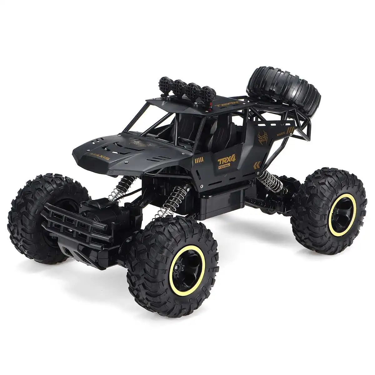 1:12 37 см радиоуправляемые машинки 4WD 2,4 Ghz Raido управление высокая скорость вождения внедорожный альпинистский пульт дистанционного управления модель грузовик игрушки для мальчиков - Цвет: Black