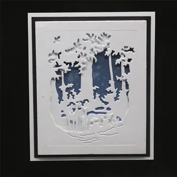 

Merry Christmas Deer Metal Cutting Dies Stencils For DIY Scrapbooking Decorative Embossing Handcraft Die Cutting Template