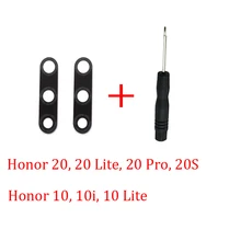 Lente de Cristal de cámara para HUAWEI Honor 20S 20 Pro 20 Lite, carcasa trasera de cámara trasera, herramientas, Honor 10 Lite 10i