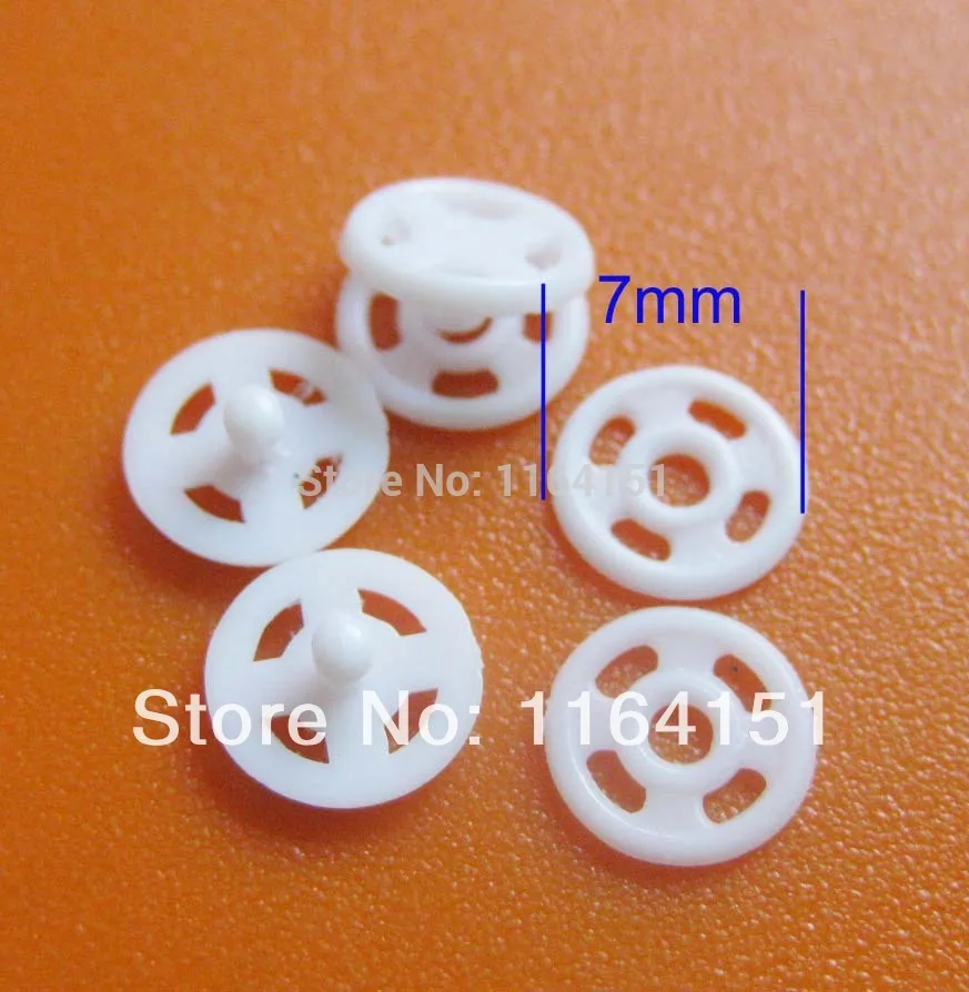50pset/lot 7mm Snap Buttons For Craft Transparent buttons Sewing Garment Invisible small Buttons Sewing Garment Buttons 5
