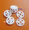 50pset/lot 7mm Snap Buttons For Craft Transparent buttons Sewing Garment Invisible small Buttons Sewing Garment Buttons 5