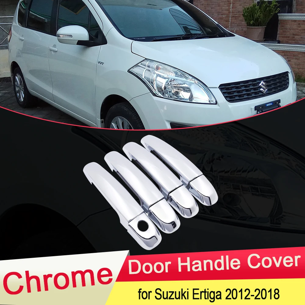

Для Suzuki Ertiga 2012 2013 2014 2015 2016 2017 2018 хромированная Дверная ручка Крышка внешняя отделка защелка крышка автомобиля наклейки аксессуары