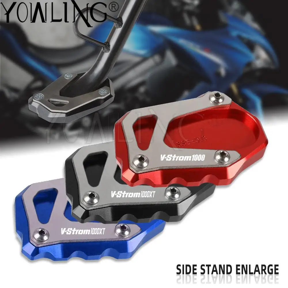 

Motorcycle Side Stand Enlarge Foot Pad Support Plate Kickstand For SUZUKI VSTROM 1000 V-STROM 1000 V-STROM 1000XT 2014 2015 2016