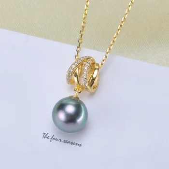 

Pearl Pendant Connector, 925 Silver Cup Peg Bead Cap For Necklace,Earring,Dangle DIY Silvered Jewelry Accessories