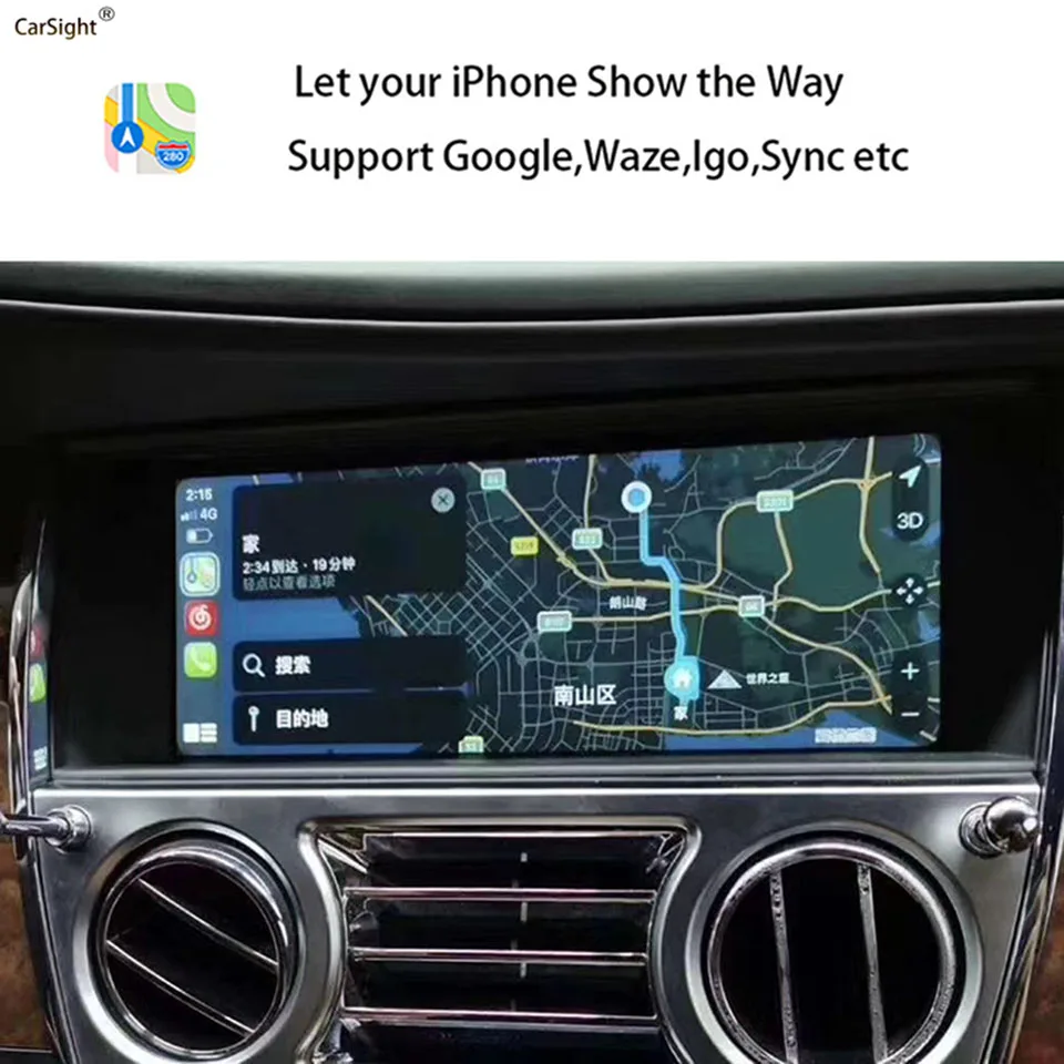 CarPlay Interface Wireless Apple Android Auto Module for Rolls Royce Wraith  Ghost Dawn Cullina OEM Navigation Multimedia System