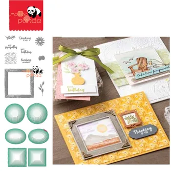 

MP118 FRAMED FOR YOU Metal Cutting Dies and Stamps New 2020 for Cards Making Decor Scrapbooking Diecut Embossing Stencil Crafts