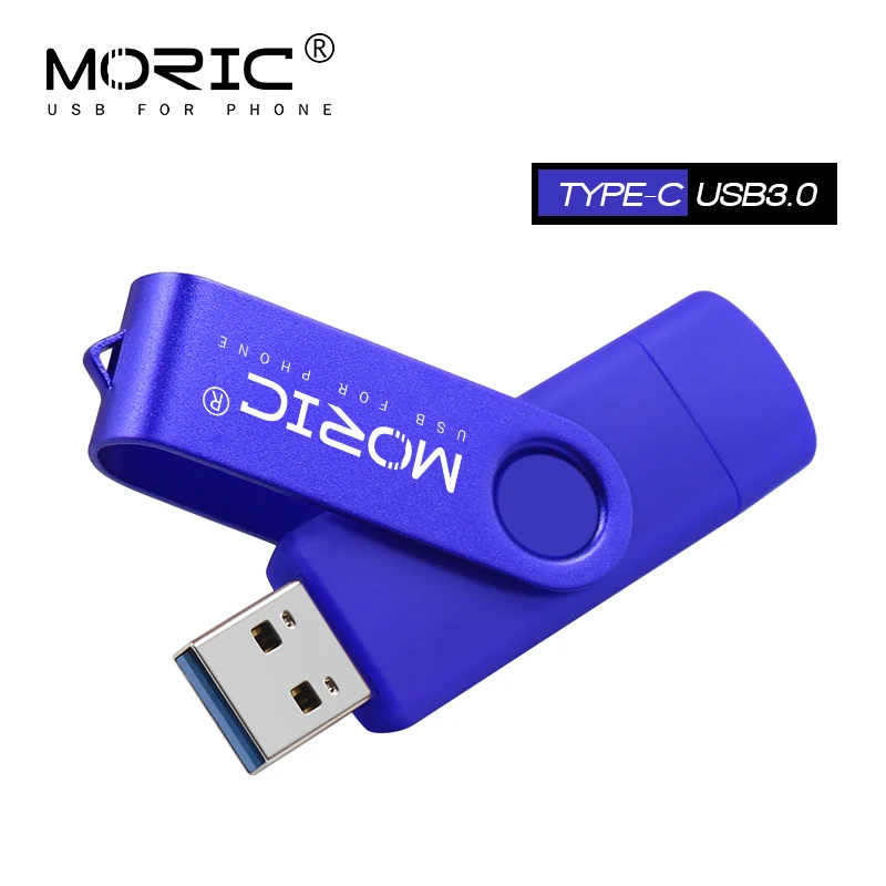 blue Полная емкость Usb 3,0 OTG USB флеш-накопитель для смартфонов/планшетов/ПК, цветной флеш-накопитель, usb ключ, 16 ГБ, 32 ГБ, 64 ГБ, 128 ГБ, флеш-накопитель - Цвет: blue