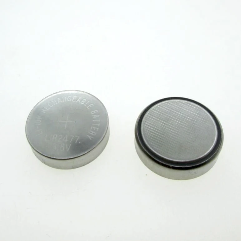 NEW LIR2477 3.6V button rechargeable lithium battery 2477 charging Li-ion 10pcs/lot | Электроника