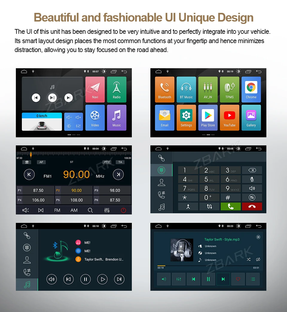 Discount 10.1 inch Android9.0  RAM 2GB Car Radio Stereo Multimedia Player gps Bluetooth for KIA RIO K2  2017 2018 NO DVD TK0159 3