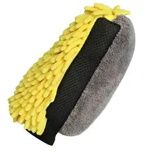 Щетка для чистки автомобиля перчатки из синели прочные двойные Прошитые эластичные манжеты Comfortablecar Care Premium Ultimate Автомойка рукавицы