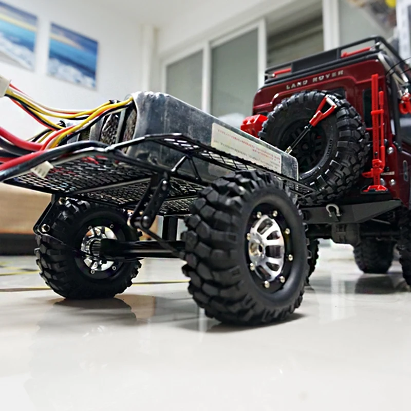 Горячий-металлический прицеп ведро Rc автомобиль Прицеп Diy для Trx4 Trx-4 1/10 D90 Scx10 Cc01 Diy