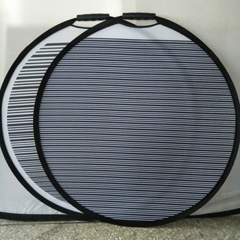 

2020 NEWLY 80cm Light Photography Studio Stripe Reflector Backdrop Soft plate with Carrying Bag for studio video