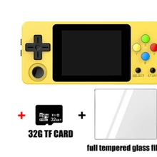 Новая горизонтальная версия LDK+ 32G tf-карта+ пленка из закаленного стекла, 2,7 дюймовый экран Ностальгический детский Ретро игровой телевизор видеоприставки