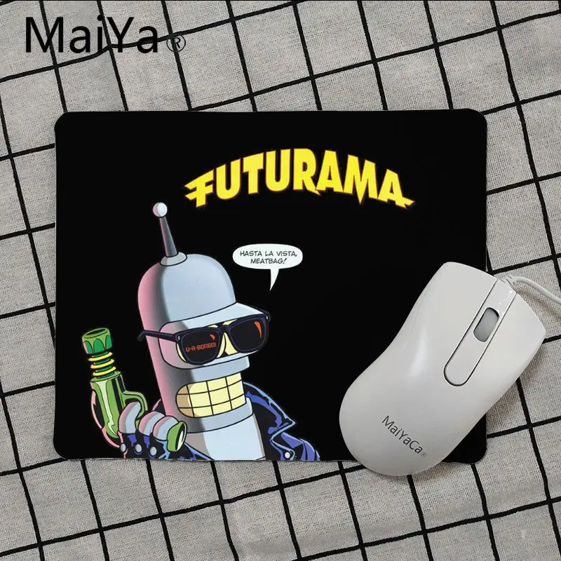 No Lock Edge18x22cm Maiya высокое качество Futurama принт «Planet Express» компьютерные игровые коврики для мыши подставка под руку мышь - Цвет: No Lock Edge18x22cm