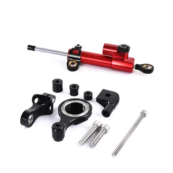 

Motorcycle CNC Damper Steering StabilizerLinear Reversed Safety Control with Bracket For YAMAHA YZF R1 R6 2006-2016