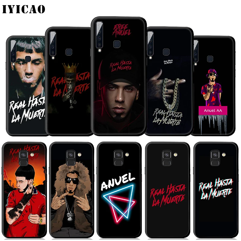 IYICAO Anuel AA, реперские кепки мягкий чехол для samsung Galaxy A50 A60 A70 A40 A30 A20 A10 M10 M20 M30 M40 чехол для телефона