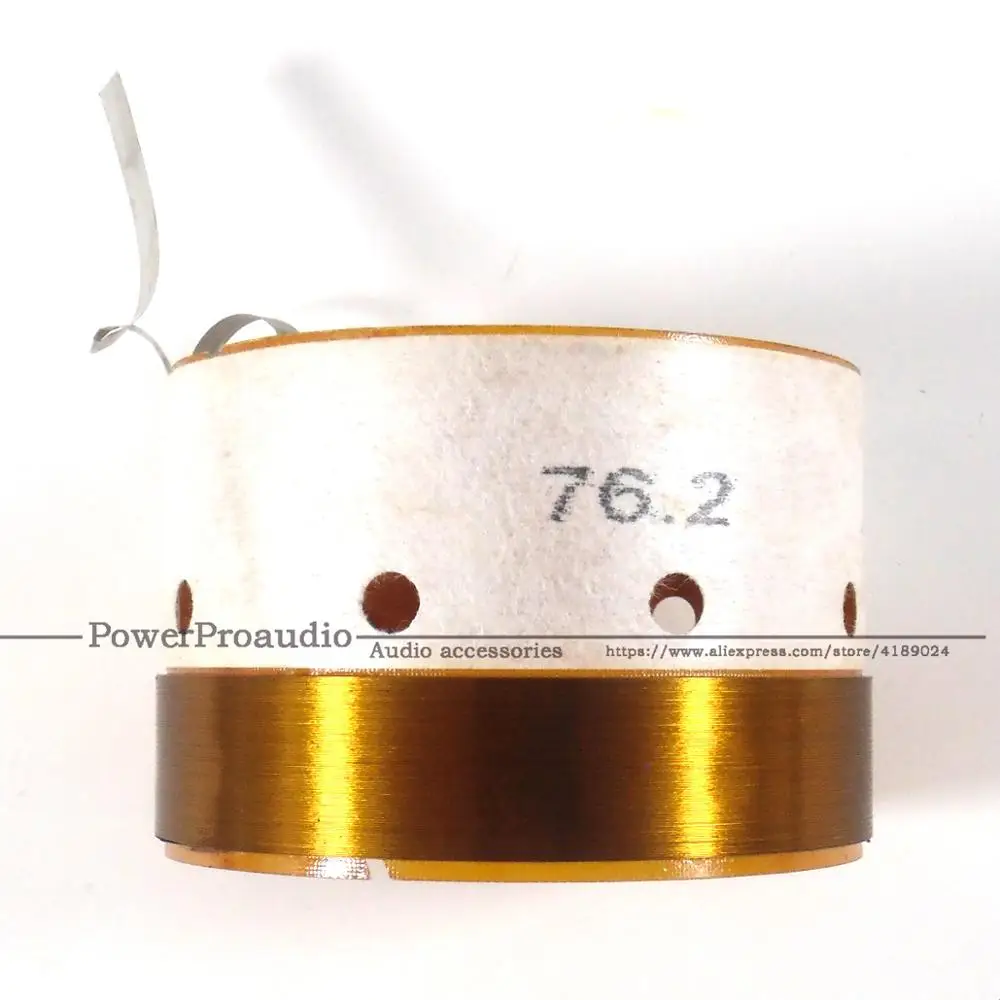 

Aluminum Flat wire 76.2 Core Bass Voice Coil 76.2mm Subwoofer 8Ohm Speaker Accessories DIY flat wire