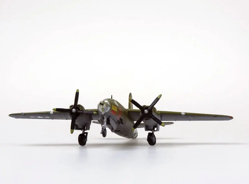 AMER 1/144 масштаб Второй мировой войны Мартенс B-26 Мародер бомбардировщик литой металлический самолет модель игрушка для подарка/коллекции, дети