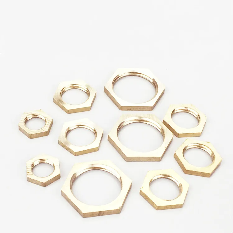 1-5 шт. латунные шестигранные стопорные гайки фитинг для труб 1/8 &quot1/4&quot 3/8 &quot1/2&quot 1