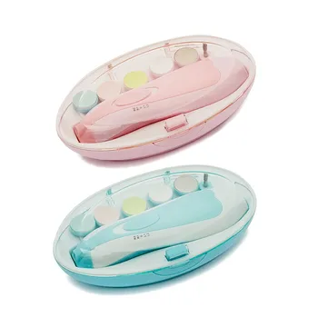 

Nail Trimmer Baby Nail Care Set Electric Baby Toddler Nail Trimmer Clippers Storage Box for traveling baby scissors