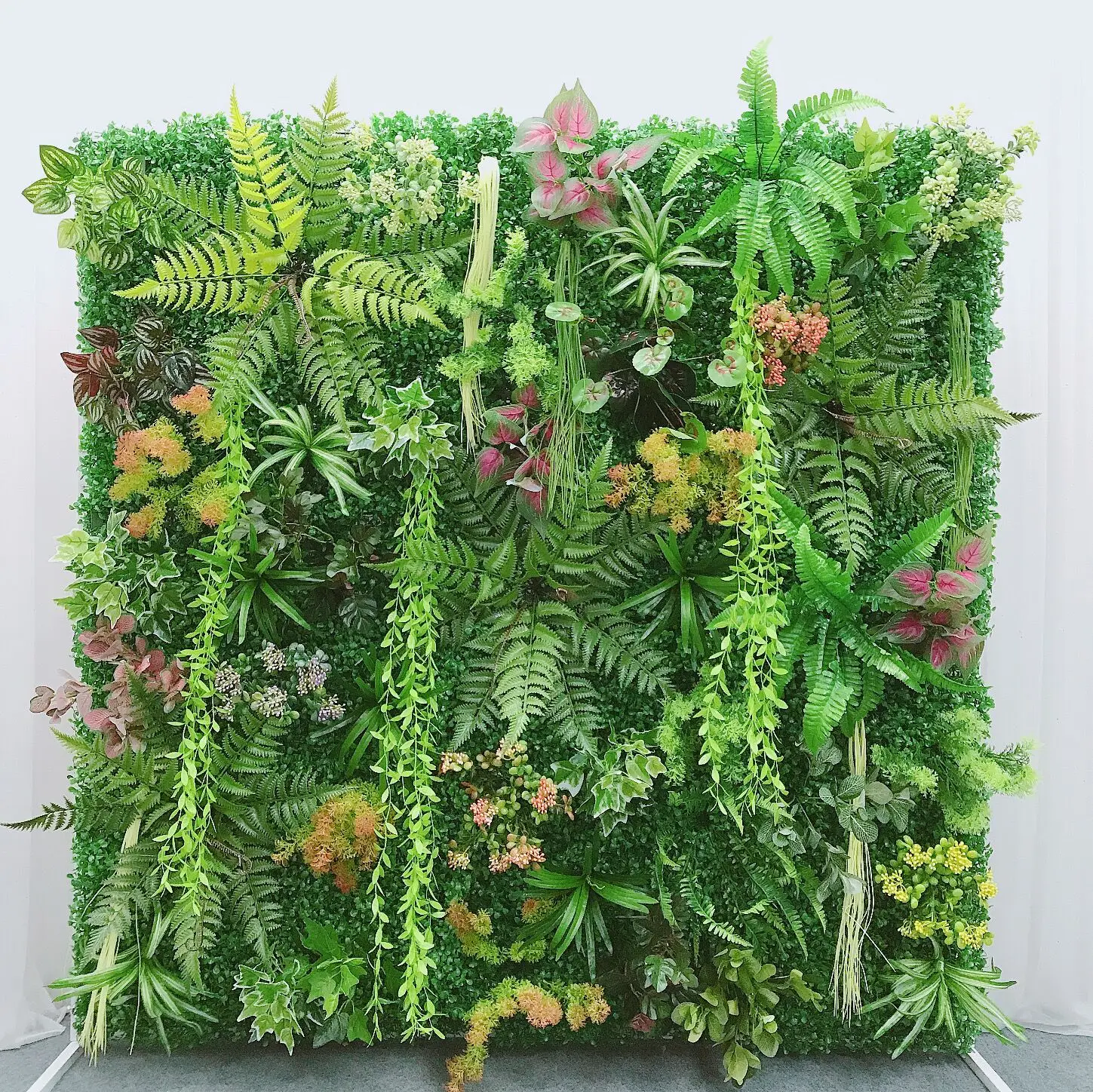 Искусственные цветы 40x60 см зеленое искусственное растение газон растение пейзаж стены дома сад украшение на стену искусственная пластиковая трава вечерние свадебные принадлежности