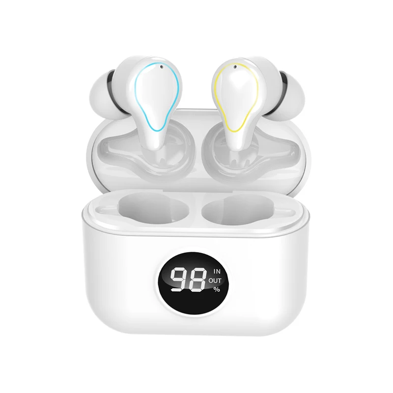 HE 1 TWS Wireless Bluetooth Headset 5 0 HD Stereo Sports Waterproof sweatproof Bluetooth Earbuds with Digital Display