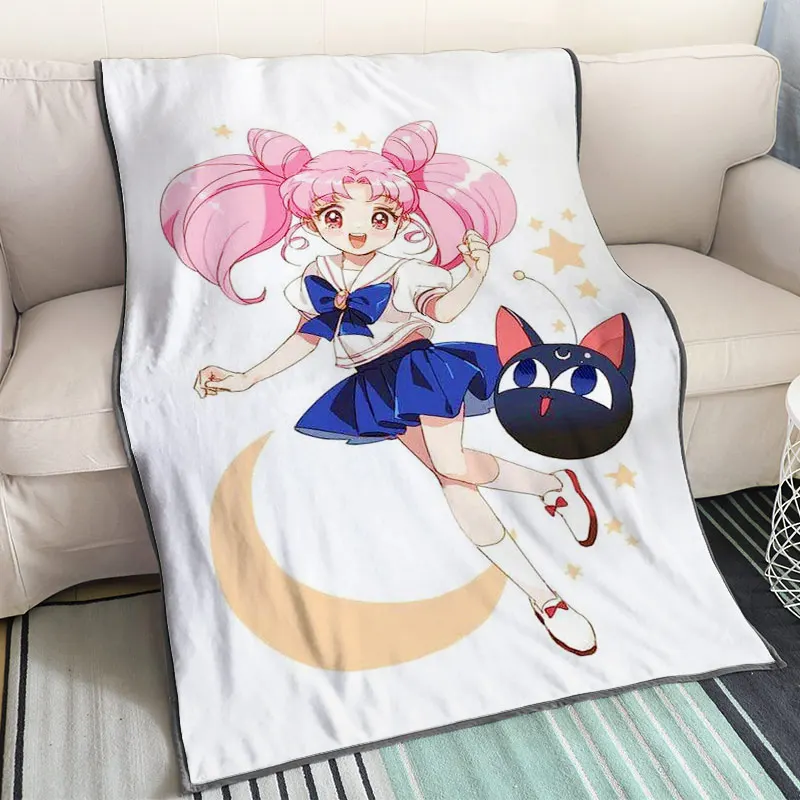 IVYYE Sailor Moon Аниме индивидуальное одеяло плюшевое бархатное теплое украшение кровать для дома плед для дивана s унисекс подарки Новинка