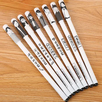 

Creative stationery hand-painted character gel pen/student water pen signature pen/student supplies /stationery/school supplies