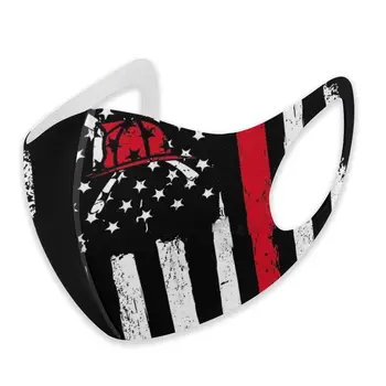 

American Flag print The stylish windproof and dustproof mask can clean the dustproof external shielding cloth.
