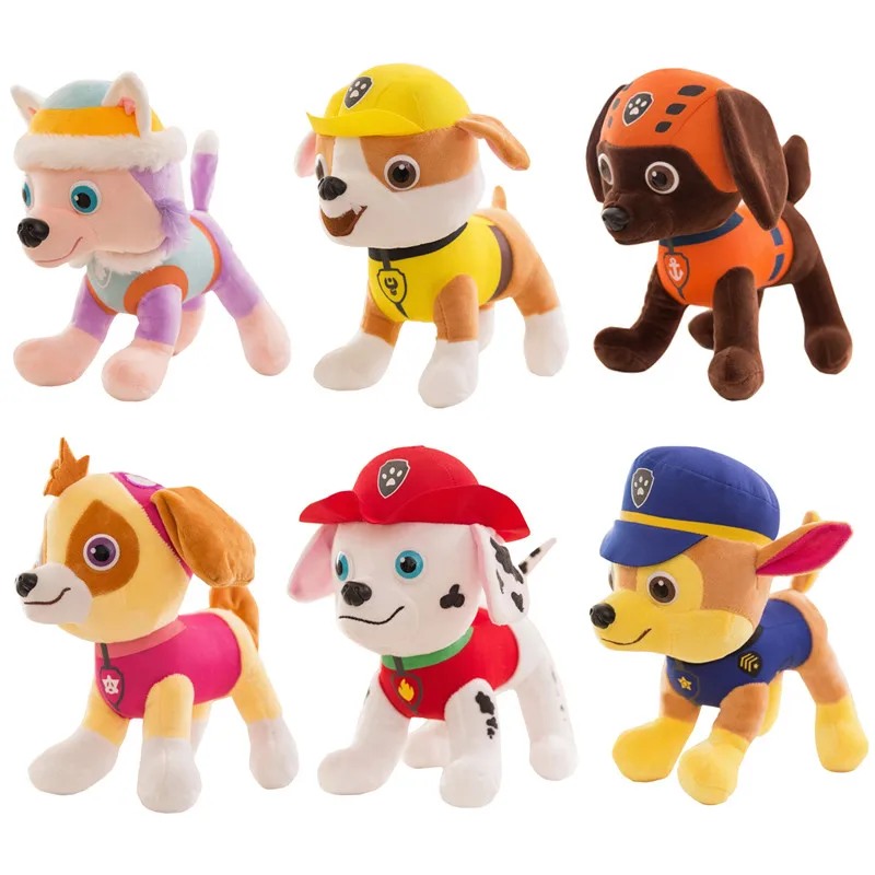 paw patrol plush keychain