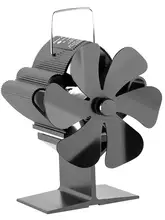 

6 Blades Heat Powered Stove Fan Quiet Log Wood Burner Ecofan Household Fireplace Fan Efficient Heat Distribution Fan For Home