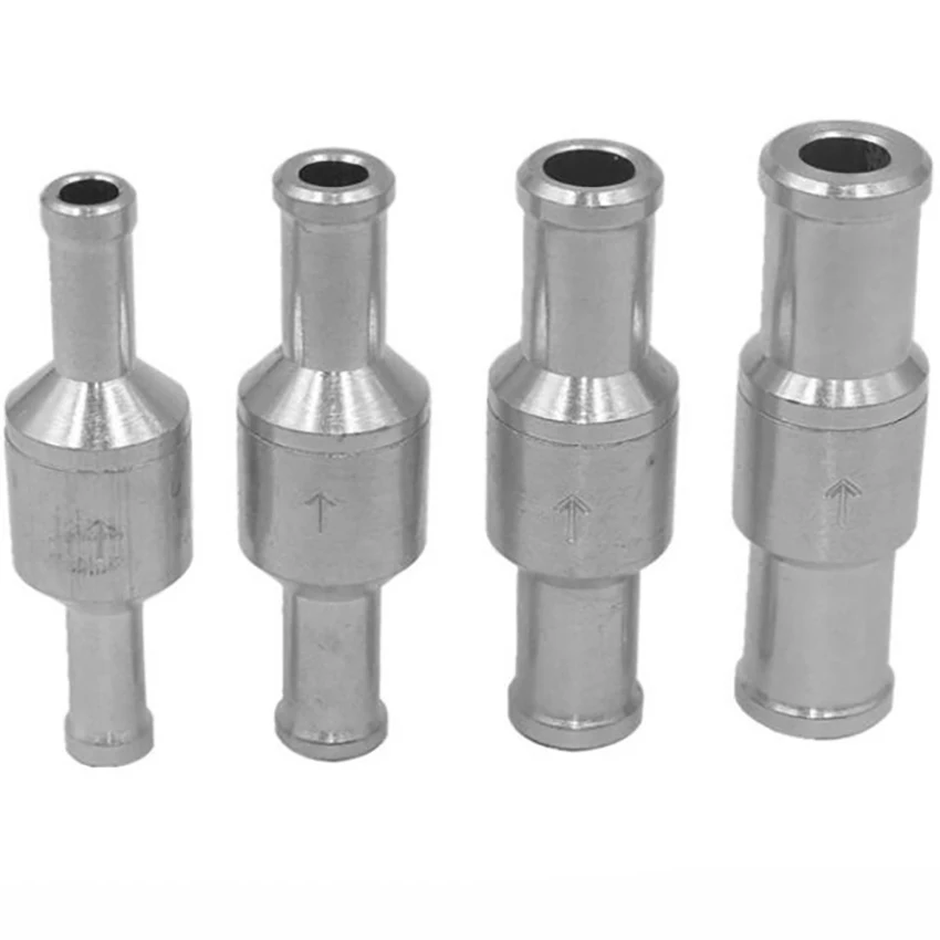 

1PC Fuel Non Return One Way Check Valve for Petrol Diesel Oil Water Pumps M6 M8 M10 M12 Aluminium Alloy Check Valve
