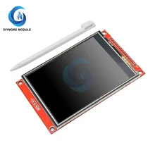 3.2 Cal wyświetlacz TFT LCD moduł dotykowy ekran RGB 240*320 interfejs szeregowy SPI ILI9341 kontroler z gniazdo kart SD dla Arduino